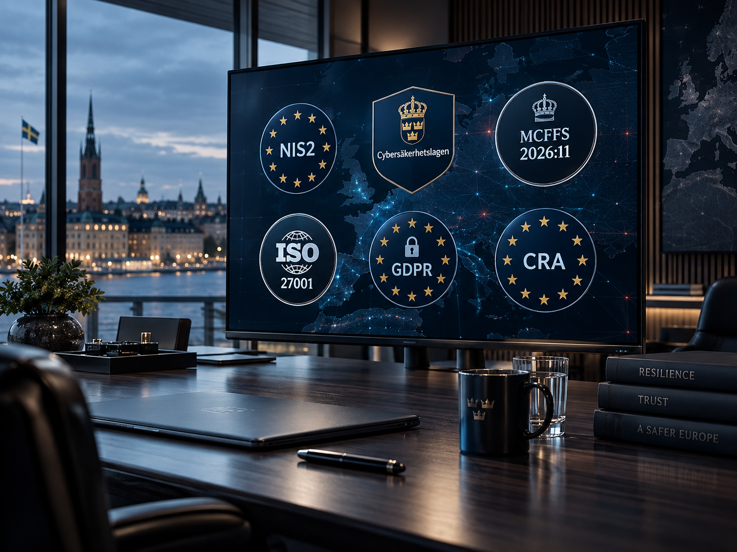 NIS2, cybersäkerhetslagen, ISO 27001 och CRA